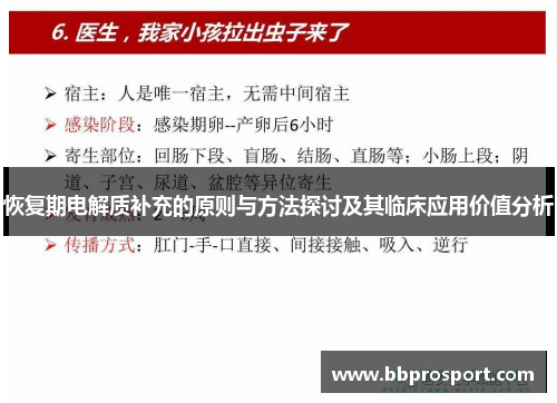 恢复期电解质补充的原则与方法探讨及其临床应用价值分析