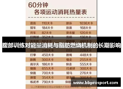 腹部训练对能量消耗与脂肪燃烧机制的长期影响